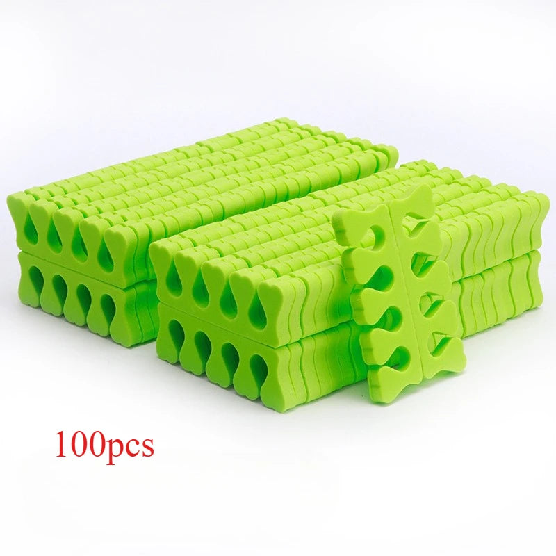 Nail Art Toe Separators - Soft Sponge Finger & Foot Dividers for Manicure Pedicure Kits