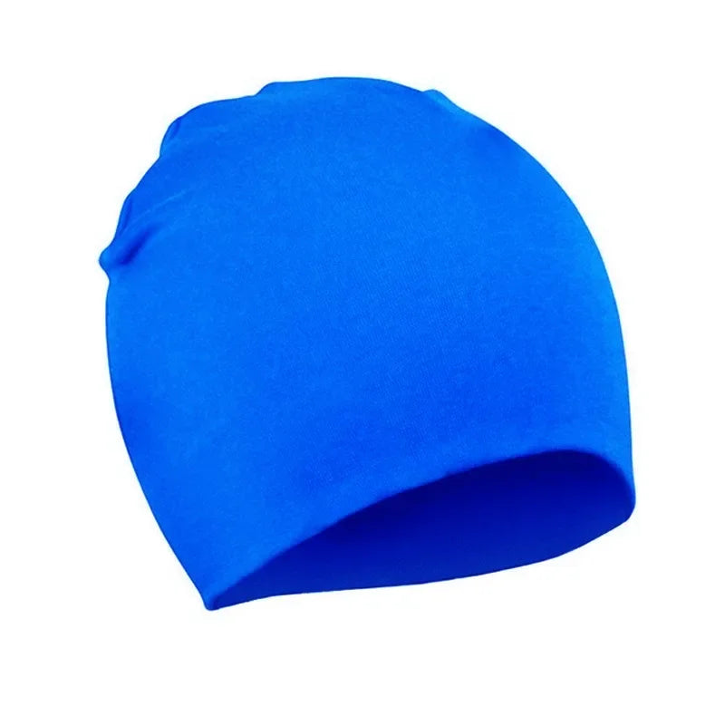 Baby Cotton Beanie Hat - Soft Candy Color Cap for Newborns, Toddlers & Kids