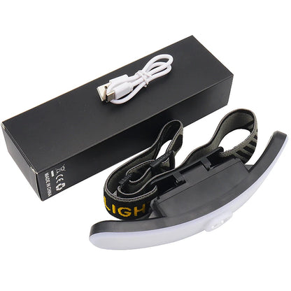 USB Rechargeable LED Headlamp for Eyelash Extension and Grafting - Eye Protection Light for Shadowless Nail Art, Eyebrow, and Lip Tattoo