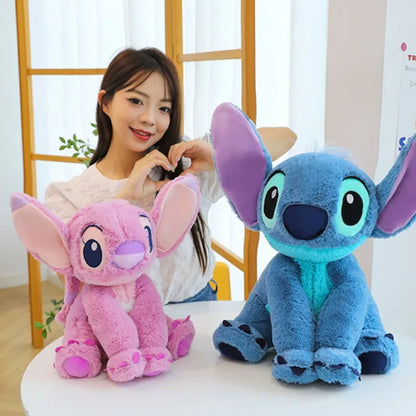 Disney Lilo & Stitch Kawaii Plush Doll – Large Soft Pillow Toy for Girl’s Room Decor & Valentine’s Day Gifts