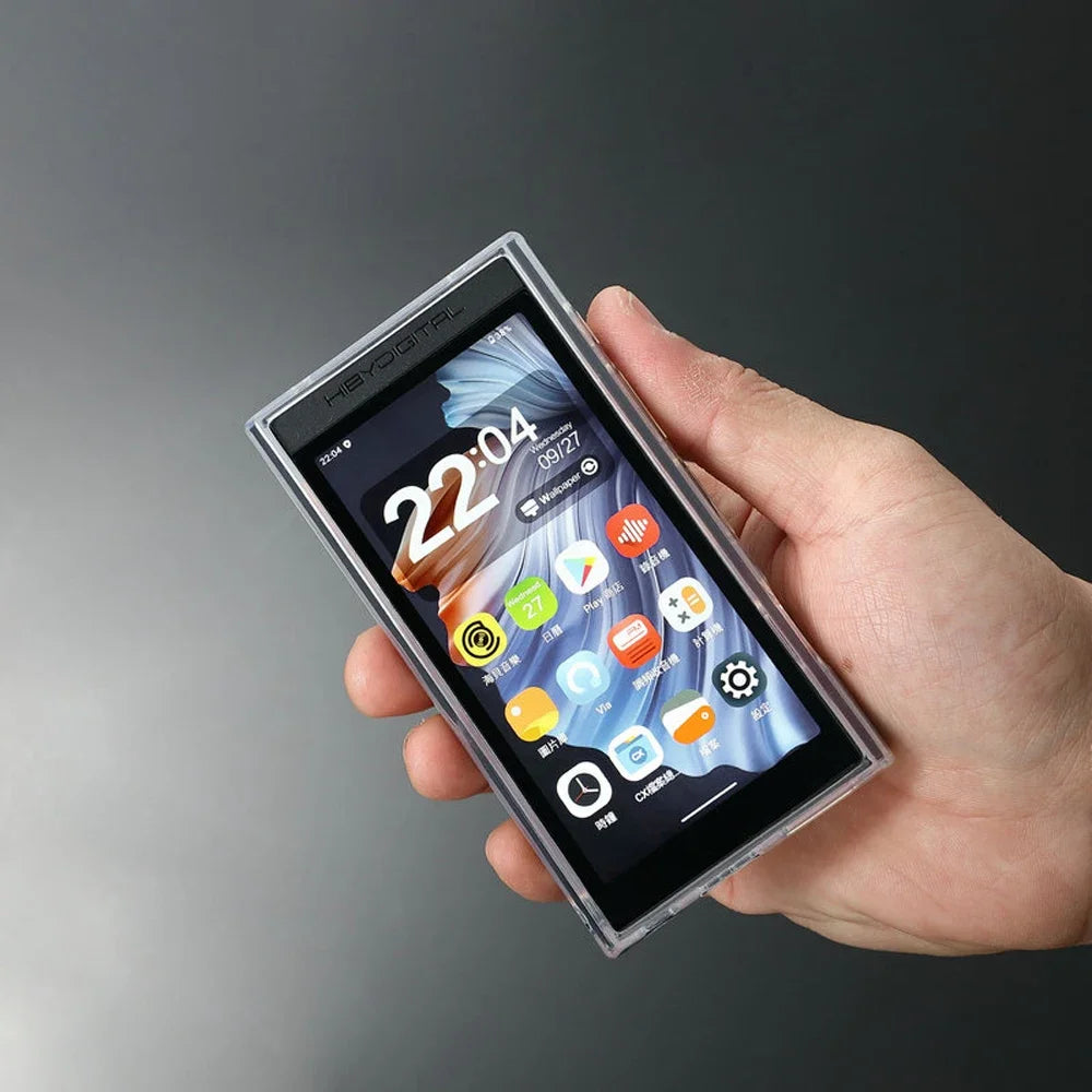 HiBy M300 TPU Case - Crystal Clear Soft Protective Cover for HiFi Digital Music Player