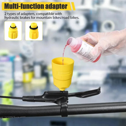 60ML Bicycle Brake Oil Bleed Kit - MTB & Road Bike Brake Repair Tool for SHIMANO, TEKTRO, Avid Series