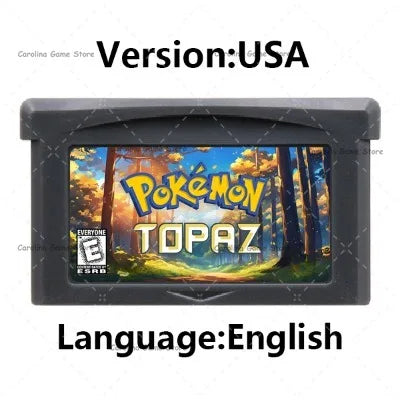 GBA 32-Bit Game Cartridge | Pokemon Series Yellow Sword Shield Arceus Legend Console Card