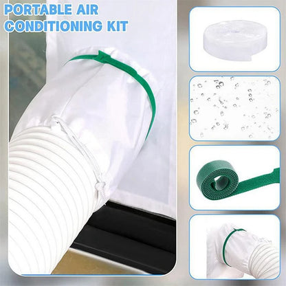 AGOUP Portable Air Conditioner Window Seal Kit for Sliding & Tilt Windows AC Exhaust Outlet Cover