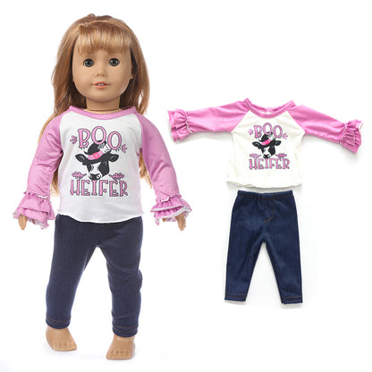 18-Inch American Girl Doll Clothes – Coat, Tights & Pants Outfit for Newborn & Baby Dolls