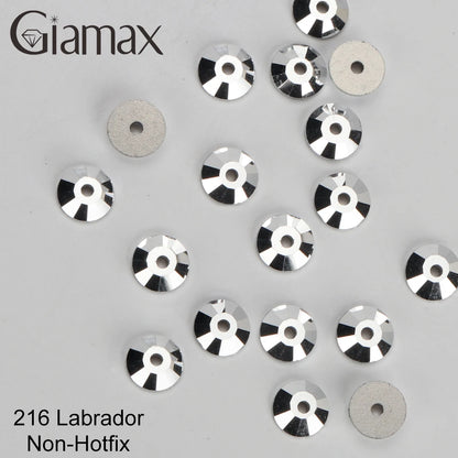 Giamax Purple Velvet Topaz Crystal Rhinestones - Flatback AB Sewing Stones for Garments, Clothes & Bags