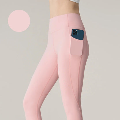 Women's High Waist Seamless Leggings - Naked Feel Push Up Yoga Pants For Fitness, Running & Gym Training