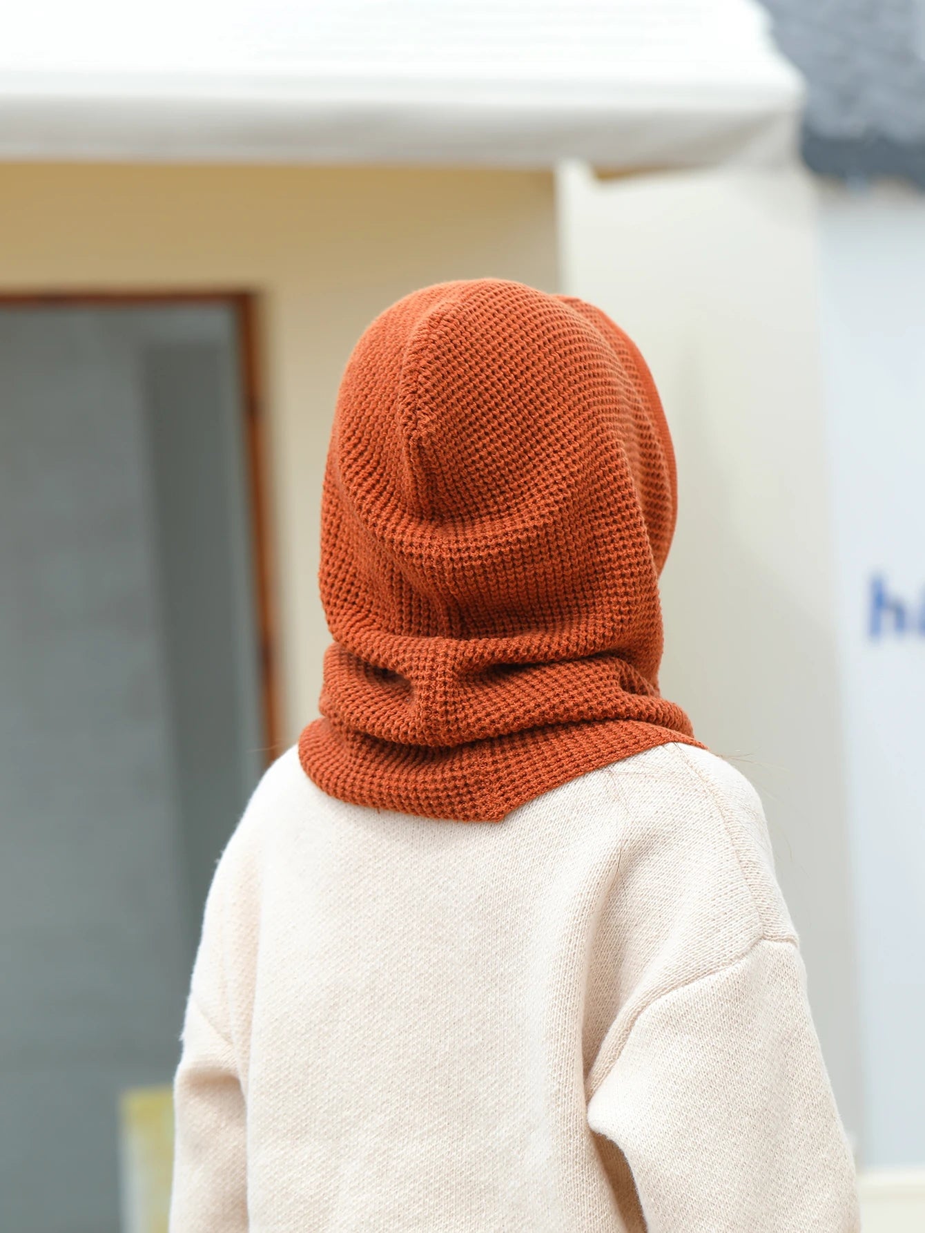 Women’s Winter Beanie Hat with Knit Balaclava – Neck Warmer & Ski Snow Scarf