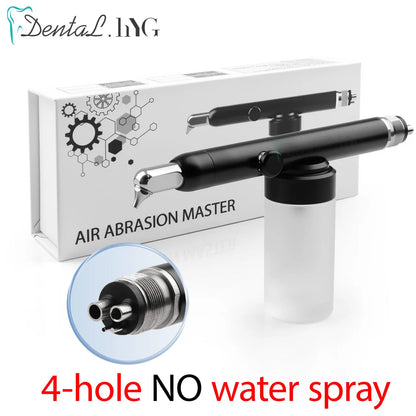 Dental Air Polisher Micro Blaster Aluminum Oxide Sandblasting Gun Machine Dentistry Tool with Water or Dry Mode Polishing System
