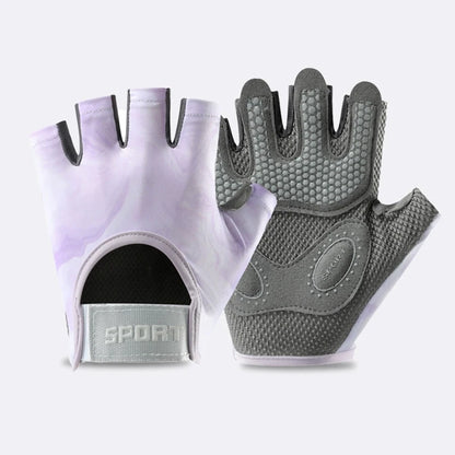 Unisex Sports & Fitness Gloves – Semi-Finger, Breathable, for Training, Kettlebells, Cycling & Wrist Support