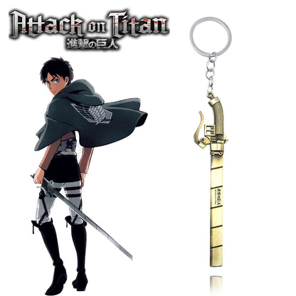 Anime Wings of Liberty Scouting Legion Keychain – Cosplay Alloy Pendant Keyring for Backpack, Men & Women Fan Gift