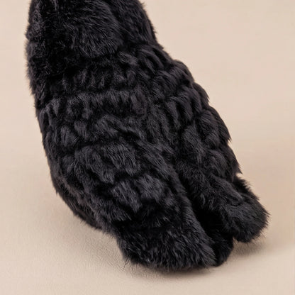 Kawaii Black Crow Plush Toy - Realistic Soft Bird Stuffed Animal for Gothic Room Decor and Gifts, 10cm or 20cm