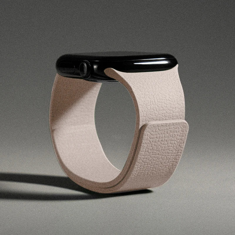 Silicone Magnetic Strap for Apple Watch - Adjustable Band for 49mm/46mm/45mm/44mm/42mm/41mm/40mm Series Ultra, SE & More
