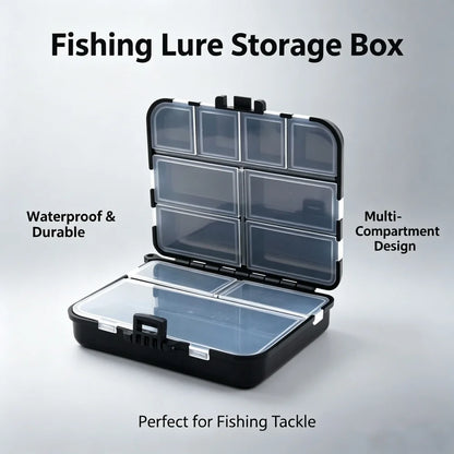 Double-Sided Fishing Tackle Box - Portable Multifunctional Organizer for Bait, Hooks & Fishing Gear