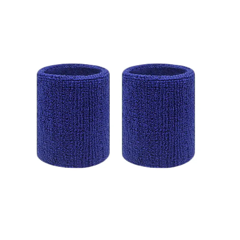 2PCS Sports Wristbands – Tennis & Fitness Sweat Bands for Basketball, Volleyball, Padel with Wrist Guard Cuffs