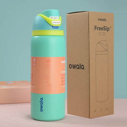 32oz Insulated Stainless Steel Water Bottle with Straw – BPA-Free Sports Bottle, Perfect for Travel