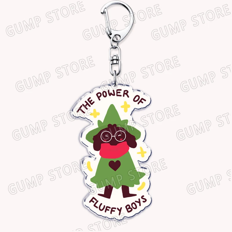 Deltarune & Undertale Keychains – Ralsei, Kris, Susie & Spamton Fan Gaming Accessories