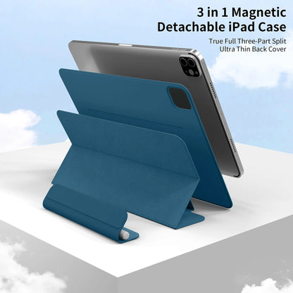 ZOYU Magnetic Smart Cover for iPad: Compatible with iPad 10, 10.9, Pro 12.9, 11 2022 - Also fits iPad Air 4/5, Mini 6 - Full Split Buckle Anti-bending Case