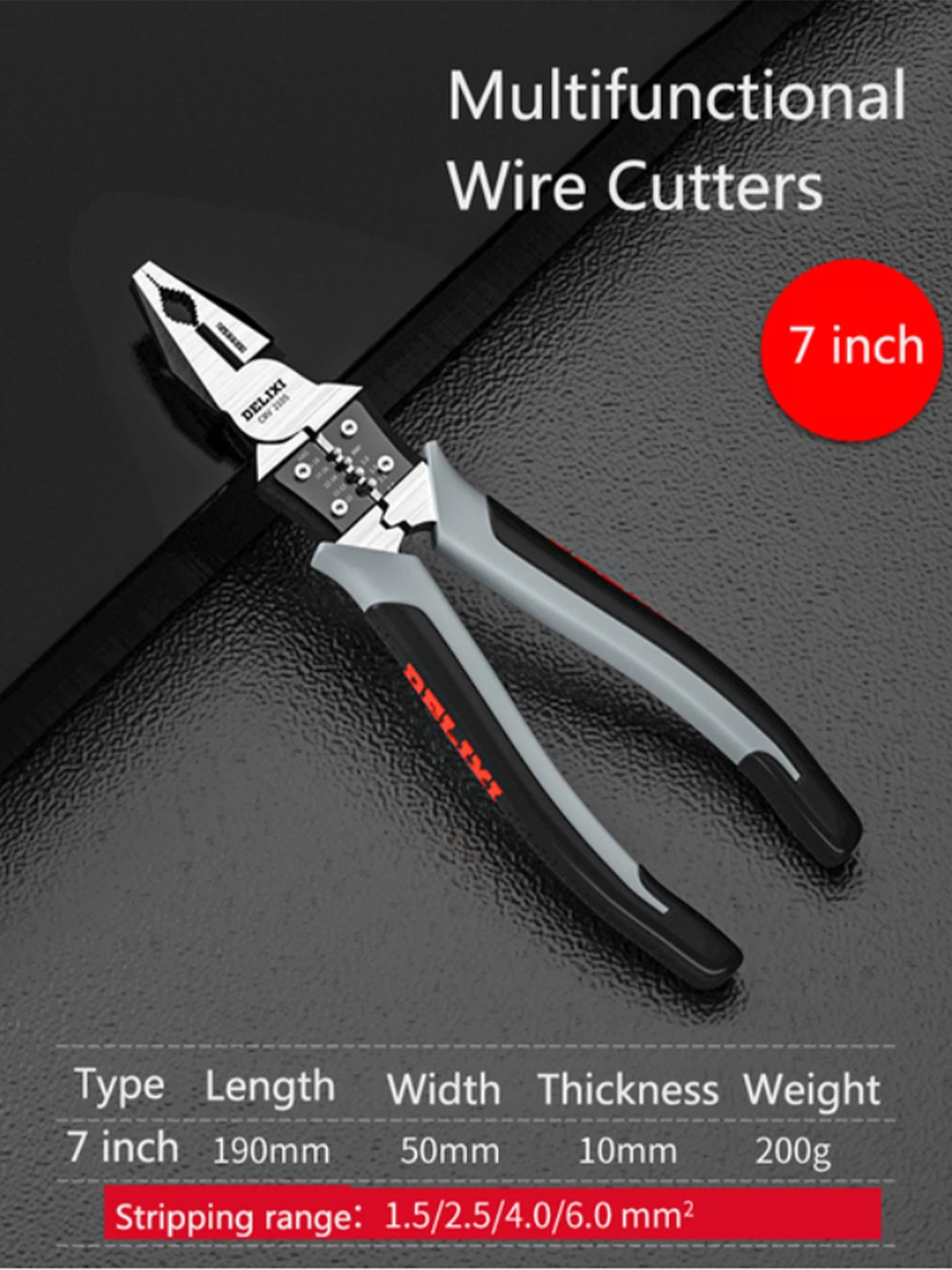 Multifunctional Universal Diagonal & Needle Nose Pliers – Electrician Wire Cutters and Hand Tools
