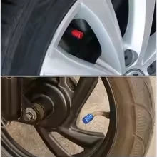 4 Pcs Crown Dice Car Wheel Tire Valve Caps - Universal Tyre Rim Stem Covers | Air Dust & Waterproof | Bling Accessories for Car & Motorcycle