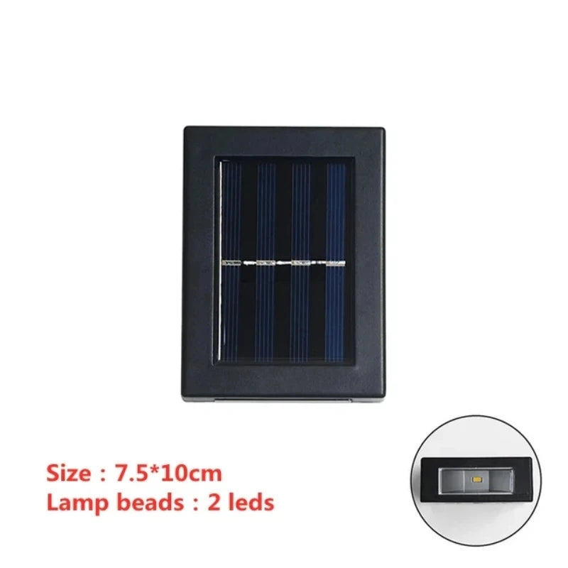 Solar LED Outdoor Wall Light - Waterproof Solar Sensor Lamp for Garden, Yard & Street Decoration