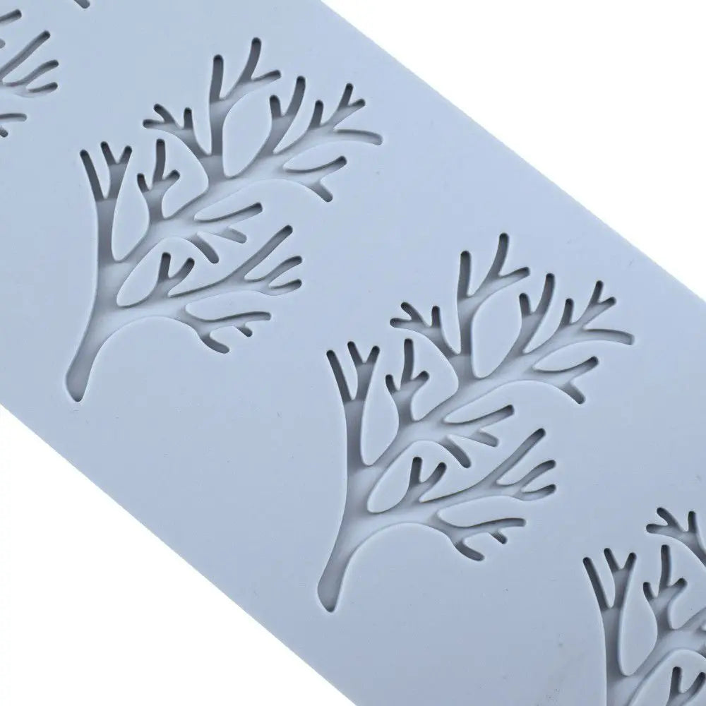 3D Cake Lace Silicone Mold — Leaves, Honeycomb & Butterfly Fondant Chocolate Stencil for Cake Decorating