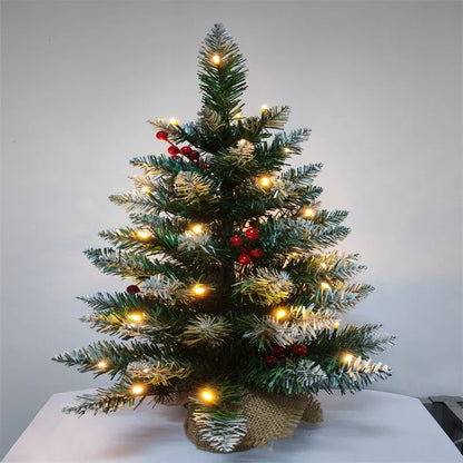 Mini Christmas Tree 45/60cm – PVC Tabletop Decorations for Family Christmas & Holiday Parties