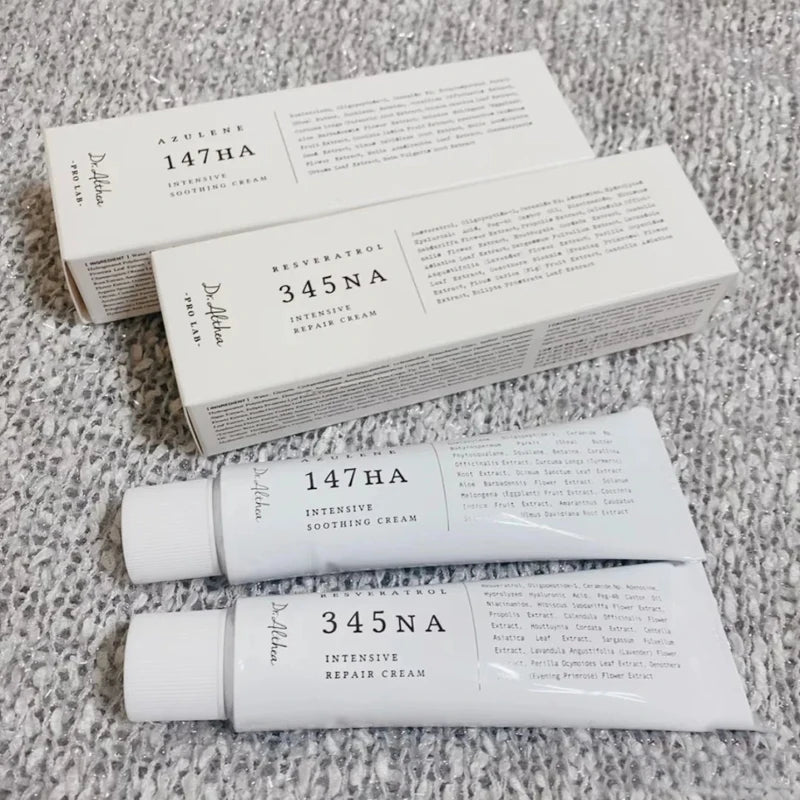 Dr.Althea Korean Skincare Cream - 345 Relief & 147 Barrier Repair Moisturizing Cream with Antioxidant Care & Vitamin C Essence