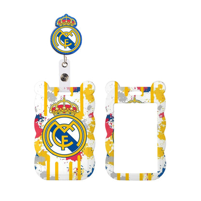 Spanish Football Neck Strap Lanyard – Cartoon Badge Holder ID Card for Kids, Students, Girls & Boys Gift