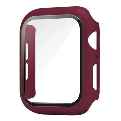 Apple Watch Glass Case Cover - Full Screen Protector for Series 9, 8, 7, 6, SE & iWatch 38mm-45mm