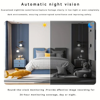 Xiaomi V720 Wireless HD Home Security Camera – WiFi, Mobile Remote, Indoor Plug-In, Multi-Scenario Use