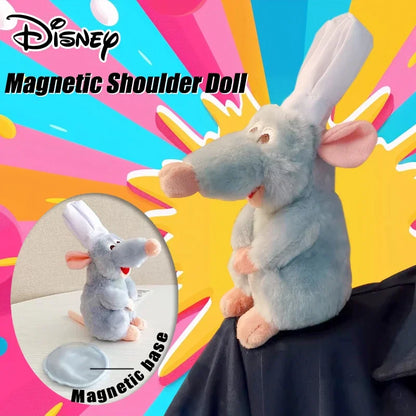 Ratatouille Chef Remy Plush Doll – Kawaii Magnetic Shoulder Toy, Creative Birthday Gift