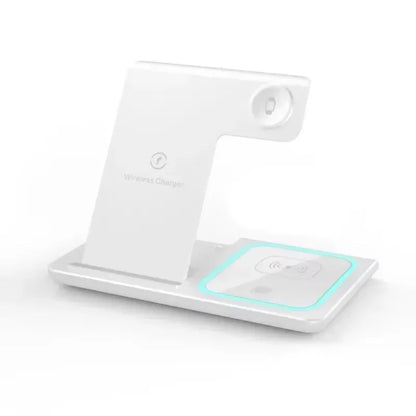 200W 3-in-1 Wireless Charging Stand – Foldable Fast Charging Dock for iPhone 16-8, Apple Watch & AirPods
