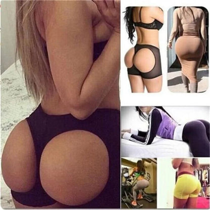 Butt Lifter Shaper Panties - Sexy Push-Up Briefs for Women, Body Shaper Shorts with Open Hip Design for Enhanced Booty