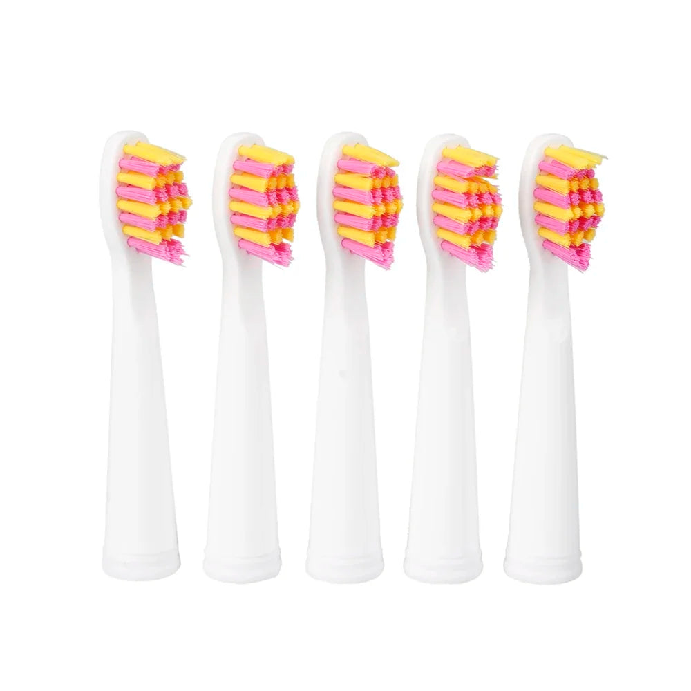 5PCS Seago Electric Toothbrush Heads - Replacement Brush Heads Compatible with SG Series Toothbrush Models