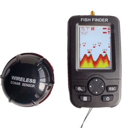 100M Portable Sonar Fish Finder – Echo Sounder with Fishing Lure, Alarm, and Transducer for Lake & Sea Fishing