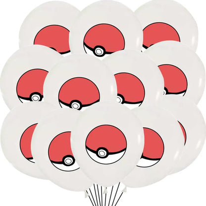 Pokemon Latex Balloons – 1/2/3 Pack Pikachu Cartoon Party Supplies for Birthday, Baby Shower & Kids Decorations