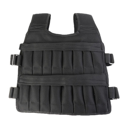 Adjustable Weight Training Vest — 3/15/35kg Fitness Running Jacket for Workout & Jogging