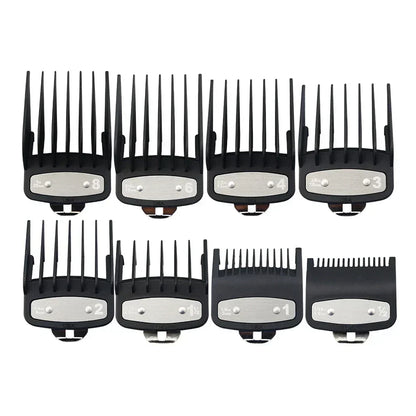 8/10PC Universal Hair Clipper Guard Set – Professional Limit Guide Combs for Wahl Trimmers & Barber Accessories