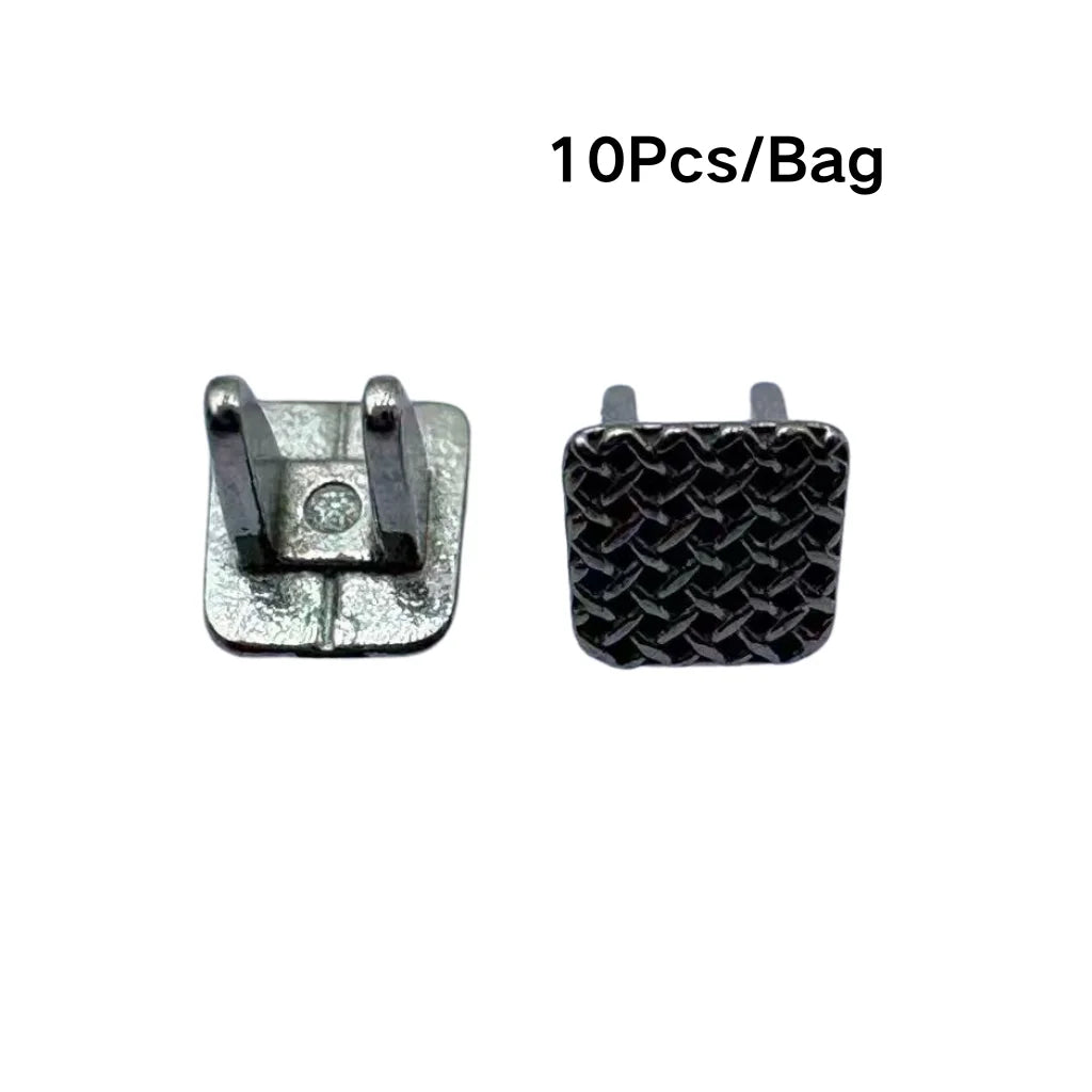 Orthodontic Lingual Button & Crimpable Hook Set – Metal Bondable Dental Traction Eyelets & Accessories for Dentistry Use