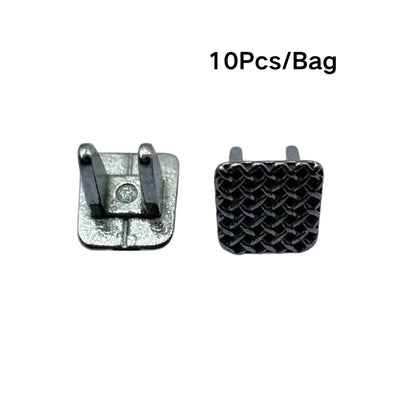 Orthodontic Lingual Button & Crimpable Hook Set – Metal Bondable Dental Traction Eyelets & Accessories for Dentistry Use