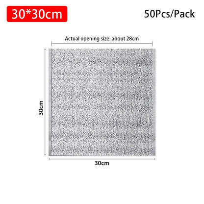 Aluminum Foil Insulated Cooler Bag – Folding Thermal Food & Drink Carrier for Picnic, Delivery & Portable Storage