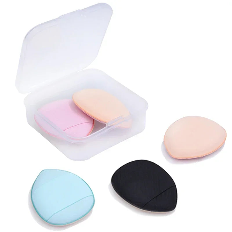 5/10Pcs Mini Finger Puff Foundation Sponge Set for BB Cream, Concealer & Powder - Makeup Applicator Tools