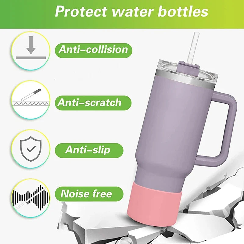 7.5cm Silicone Bottom Sleeve Cover – Fits Stanley 40oz, 30oz, 20oz Tumblers & Water Bottles