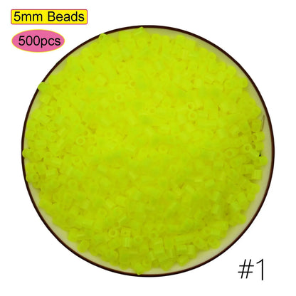 5mm Fuse Beads for Kids – Animal & Creative DIY Perler Hama Beads, Educational Pixel Puzzle, Iron Pegboard Mosaic Pattern Toy