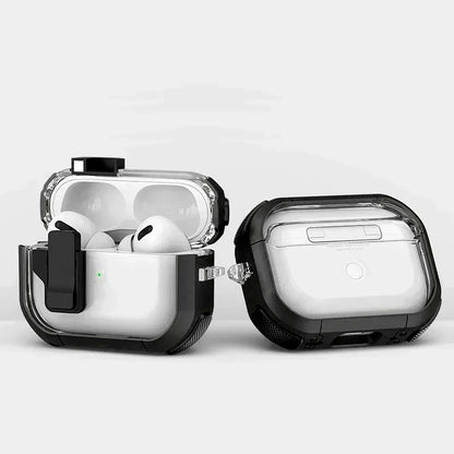 Security Lock Case for AirPods 1/2/3 & AirPods Pro 2 — Protective Headphone Cover & Coque