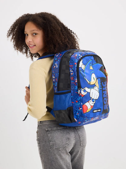 Australia Smiggle Sonic Cartoon Backpack – Kids School Bag Anime Student Gift