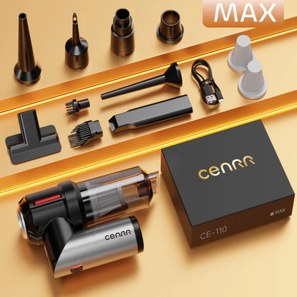 CENRR Mini Car Vacuum Cleaner – 99800PA Powerful Cordless Handheld Blower for Home & Car Cleaning