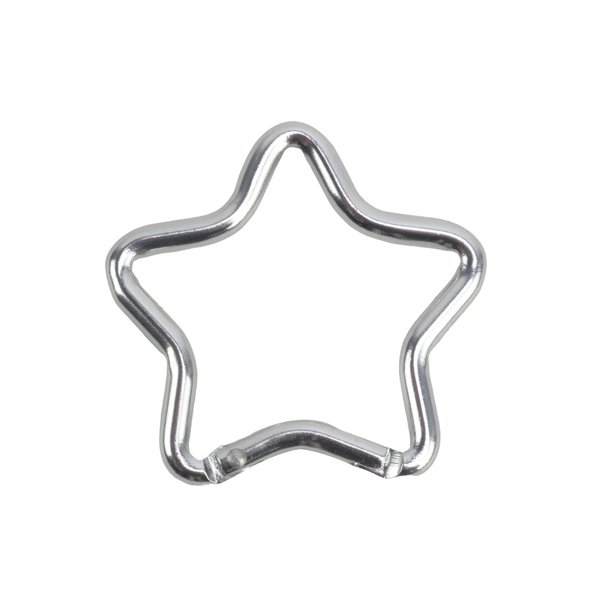 Five-Pointed Star Aluminum Carabiner Keychain - Outdoor Camping Keyring Clip Bottle Hanging Hook