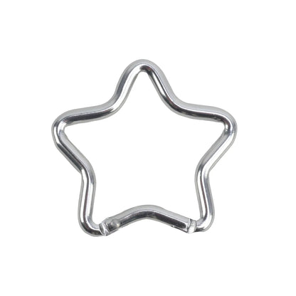 Five-Pointed Star Aluminum Carabiner Keychain - Outdoor Camping Keyring Clip Bottle Hanging Hook